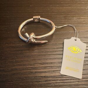 NEW Eye Candy Silver Knot Bracelet